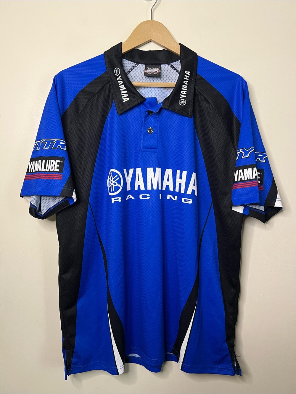 Yamaha Racing Pit Crew Polo Shirt Size L